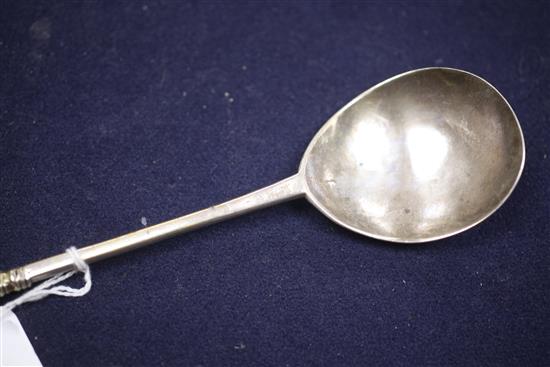 A mid 17th century apostle spoon,